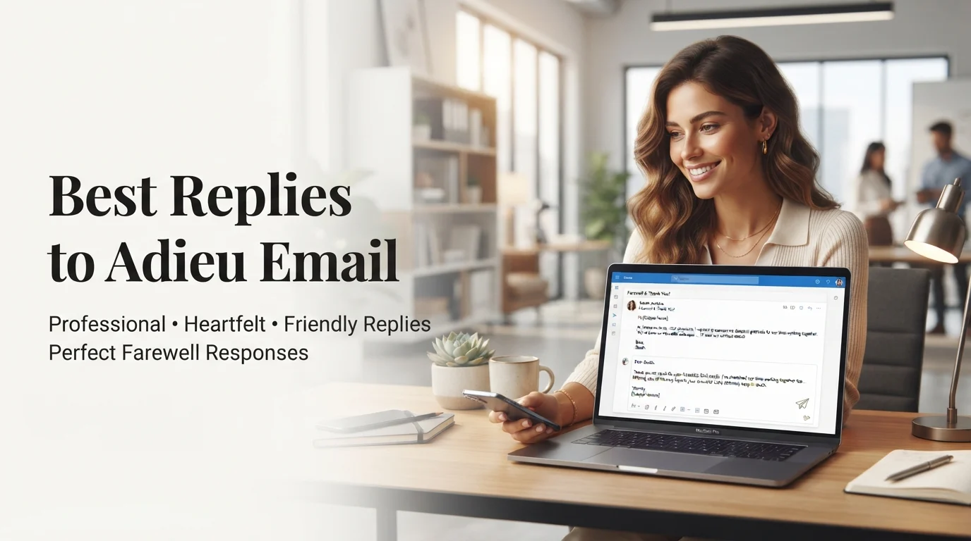 Best Replies to Adieu Email
