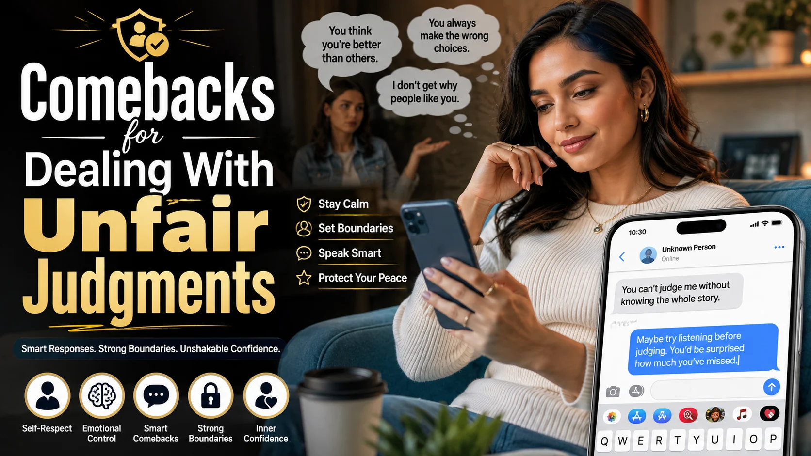 Comebacks for Dealing With Unfair Judgments