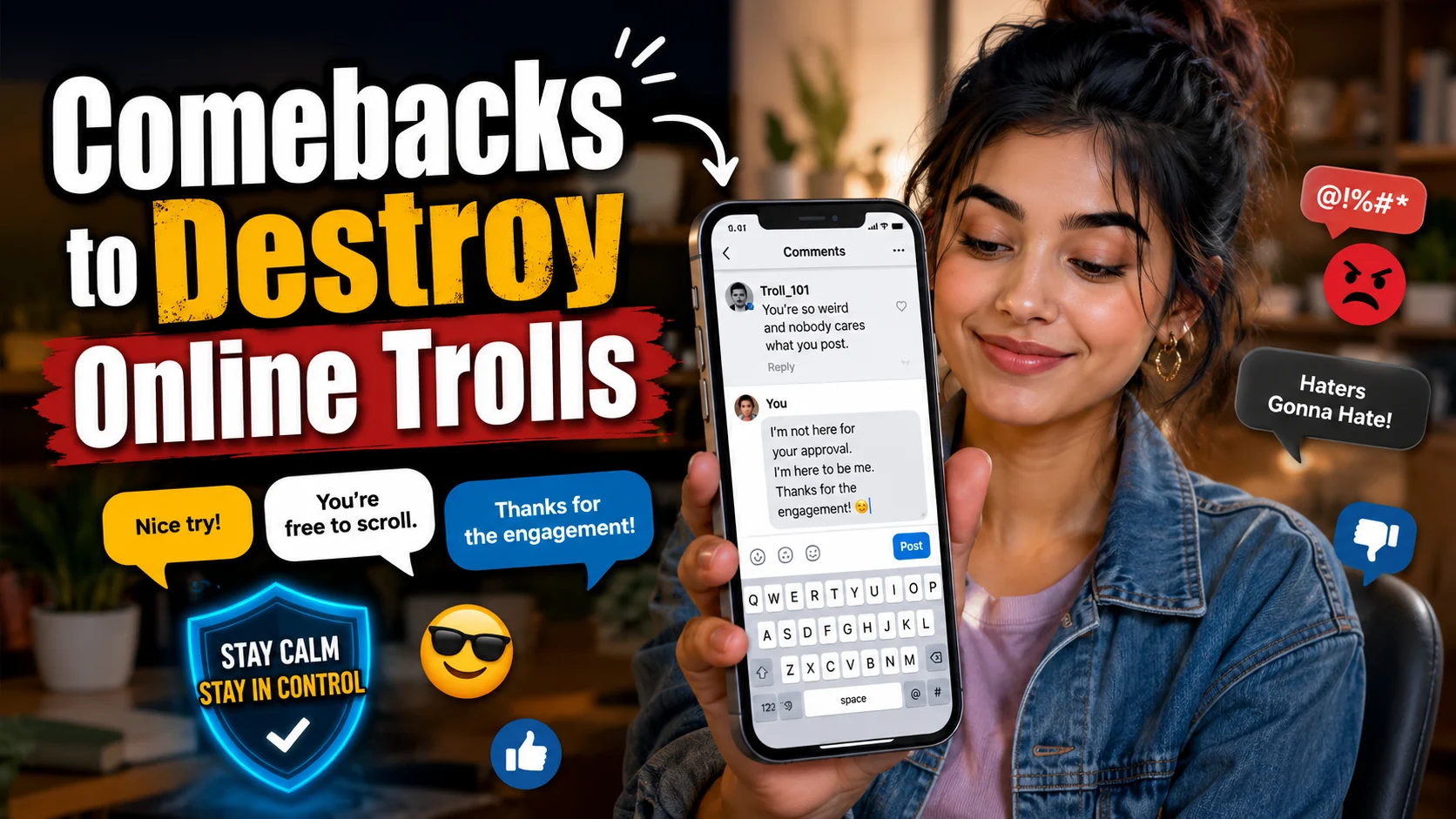 Comebacks to Destroy Online Trolls