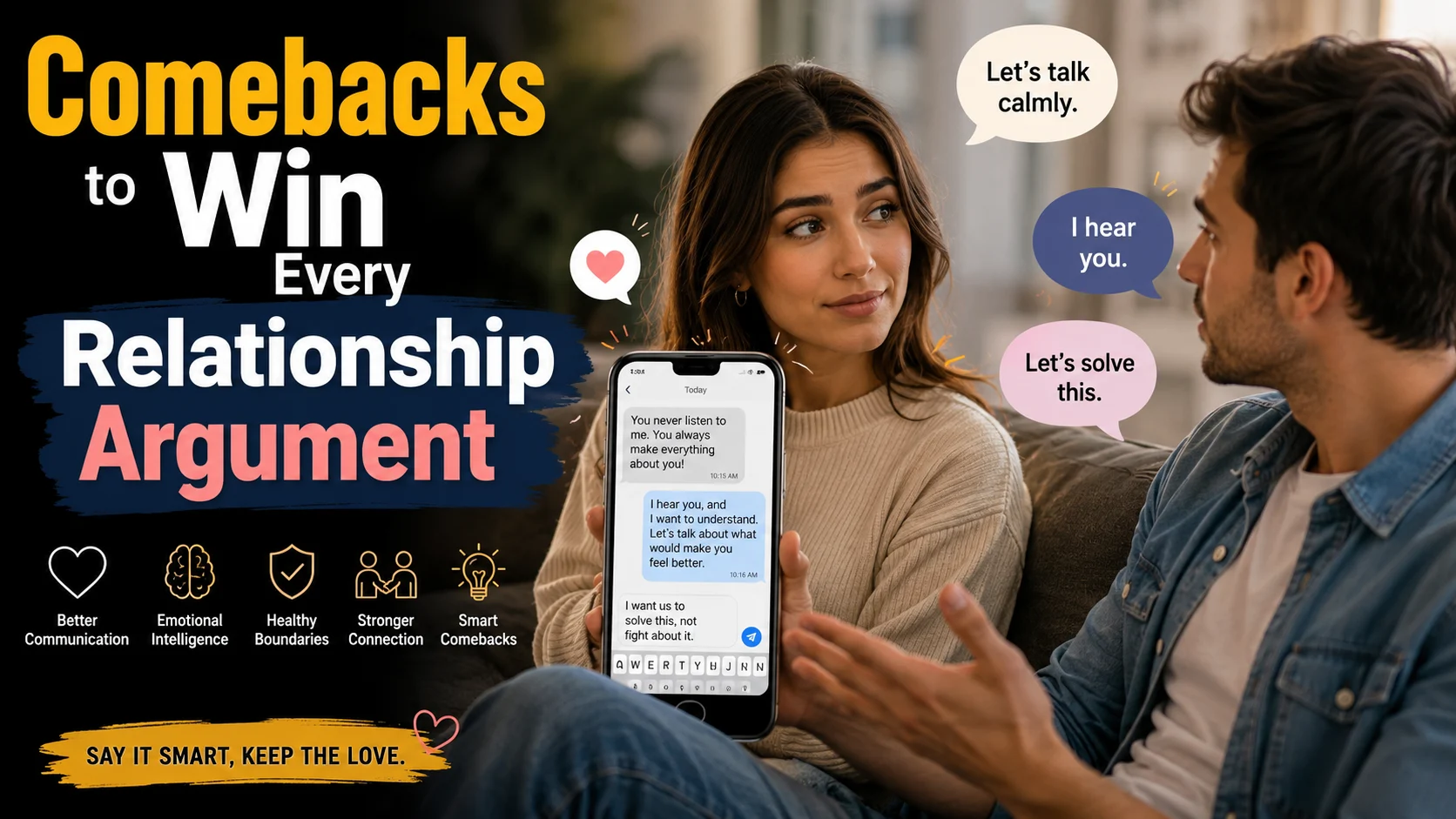 Comebacks to Win Every Relationship Argument