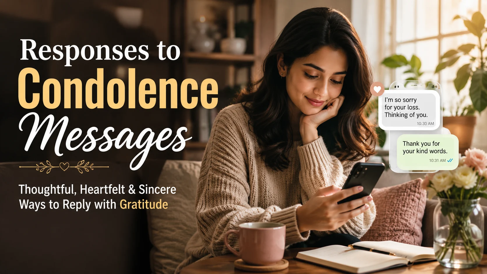 Responses to Condolence Messages