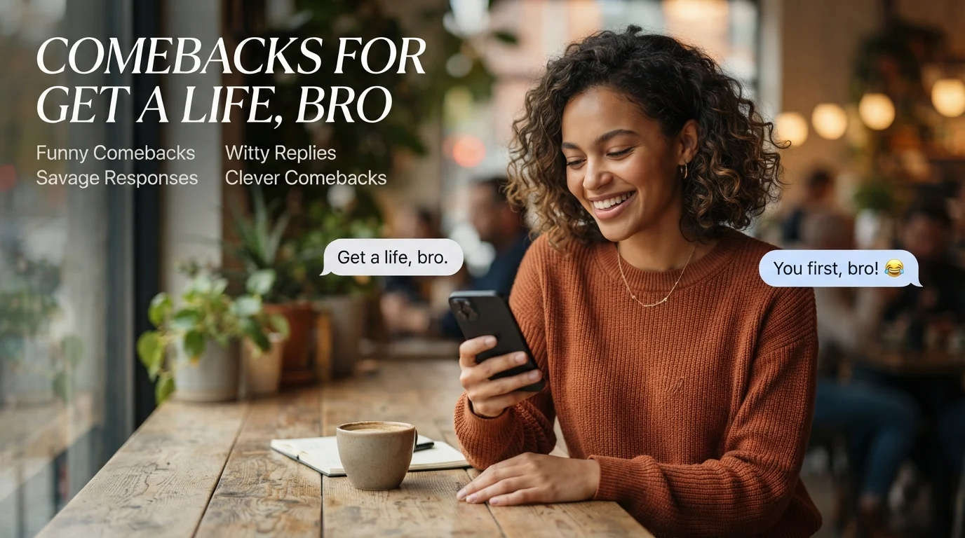 Comebacks for “Get a Life, Bro”