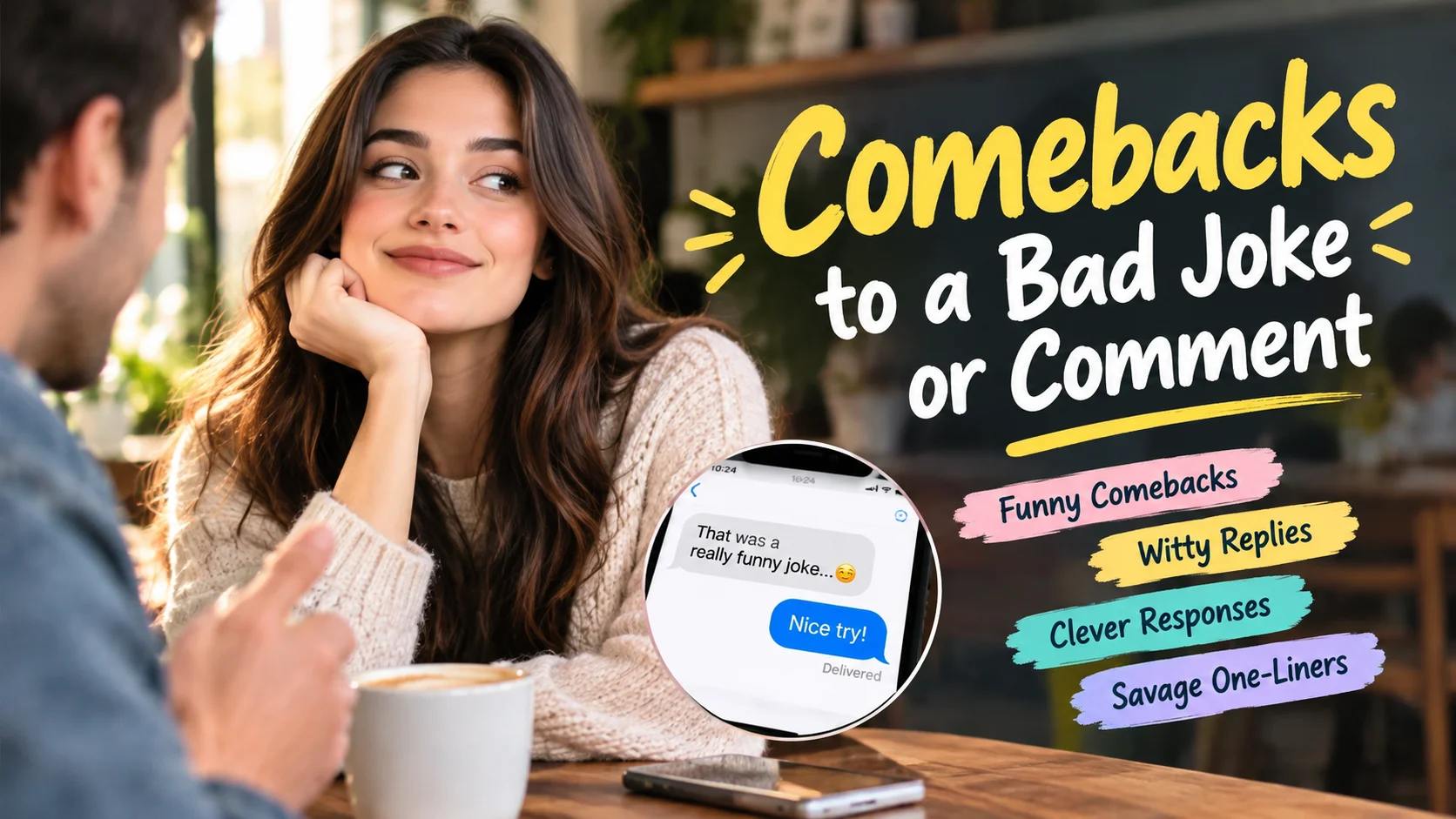 Comebacks to a Bad Joke or Comment