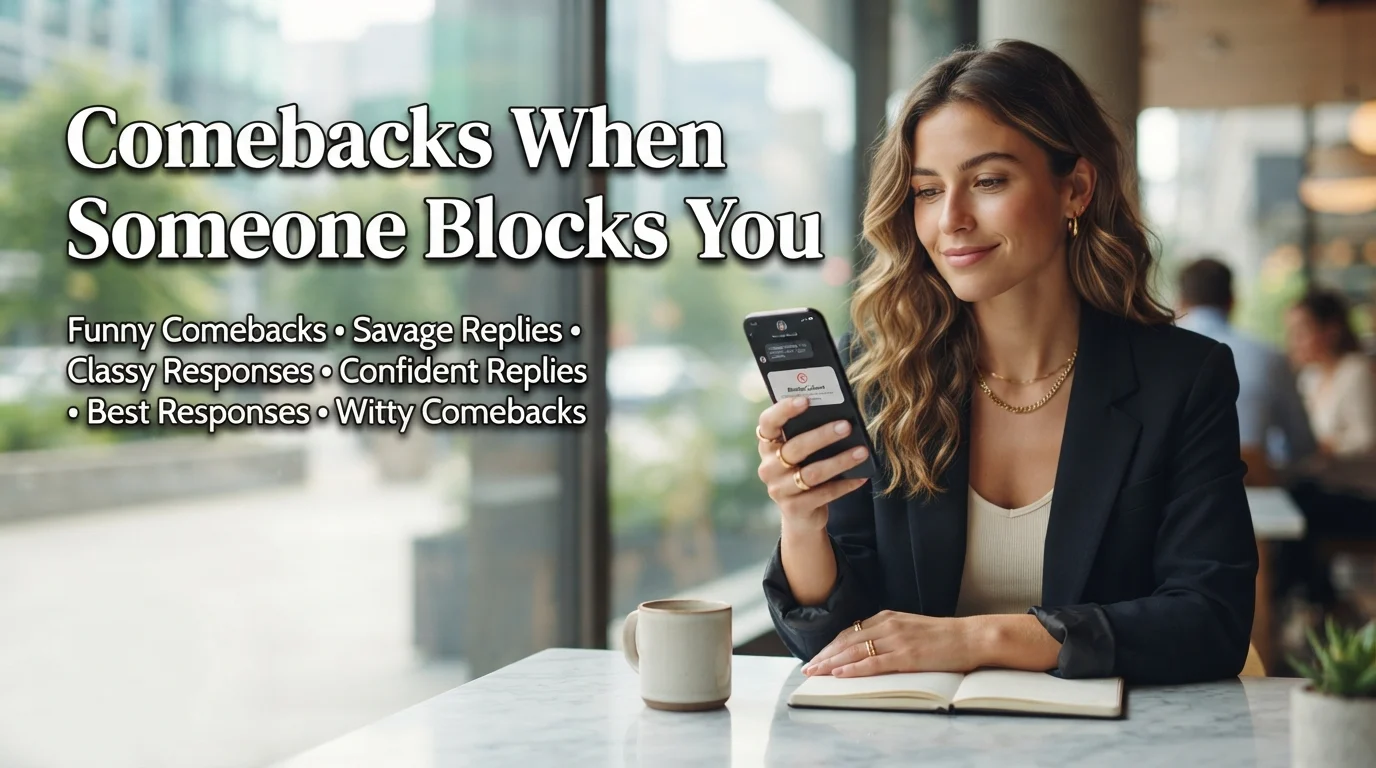 Comebacks When Someone Blocks You