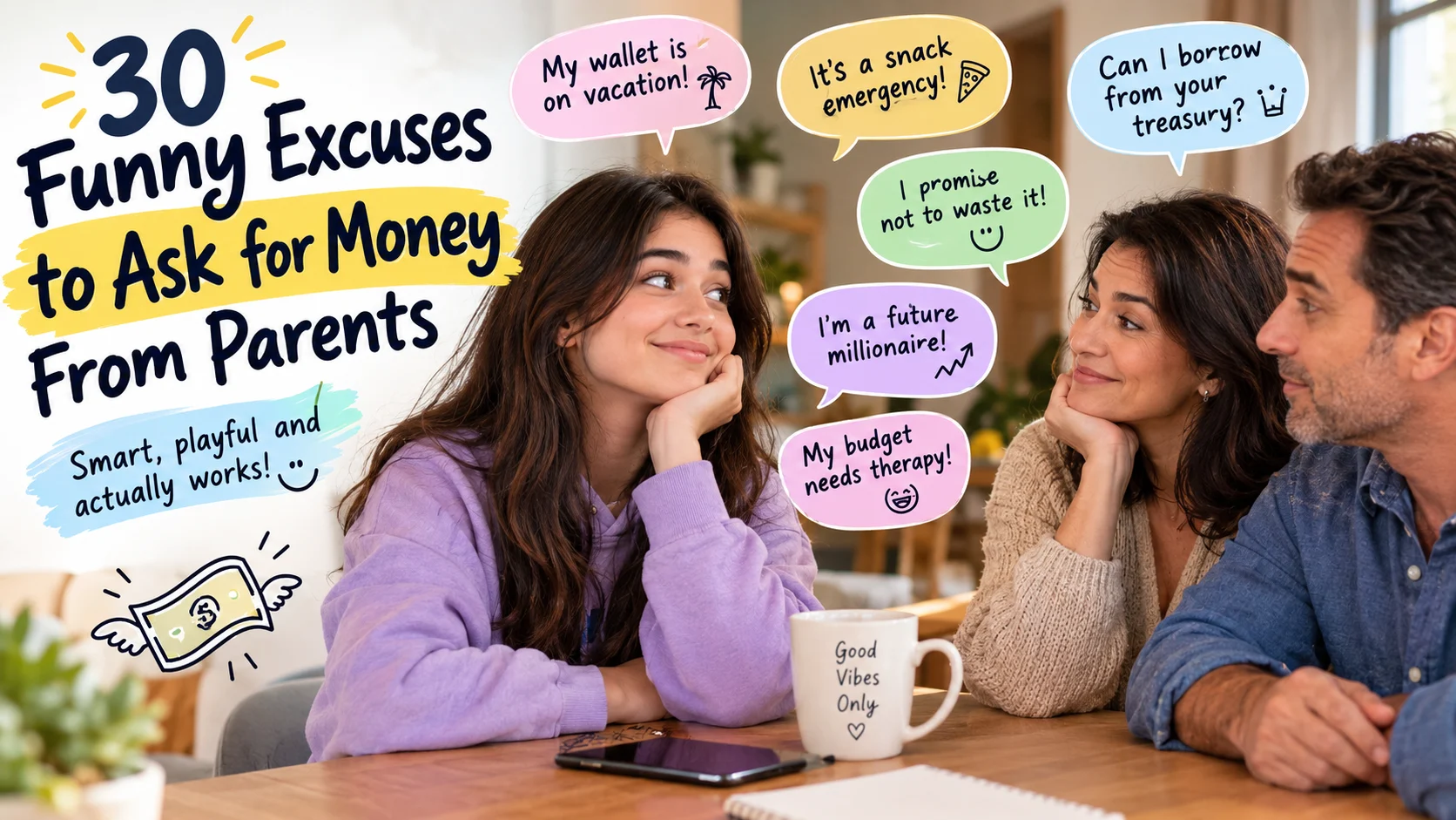 Funny Excuses to Ask for Money From Parents