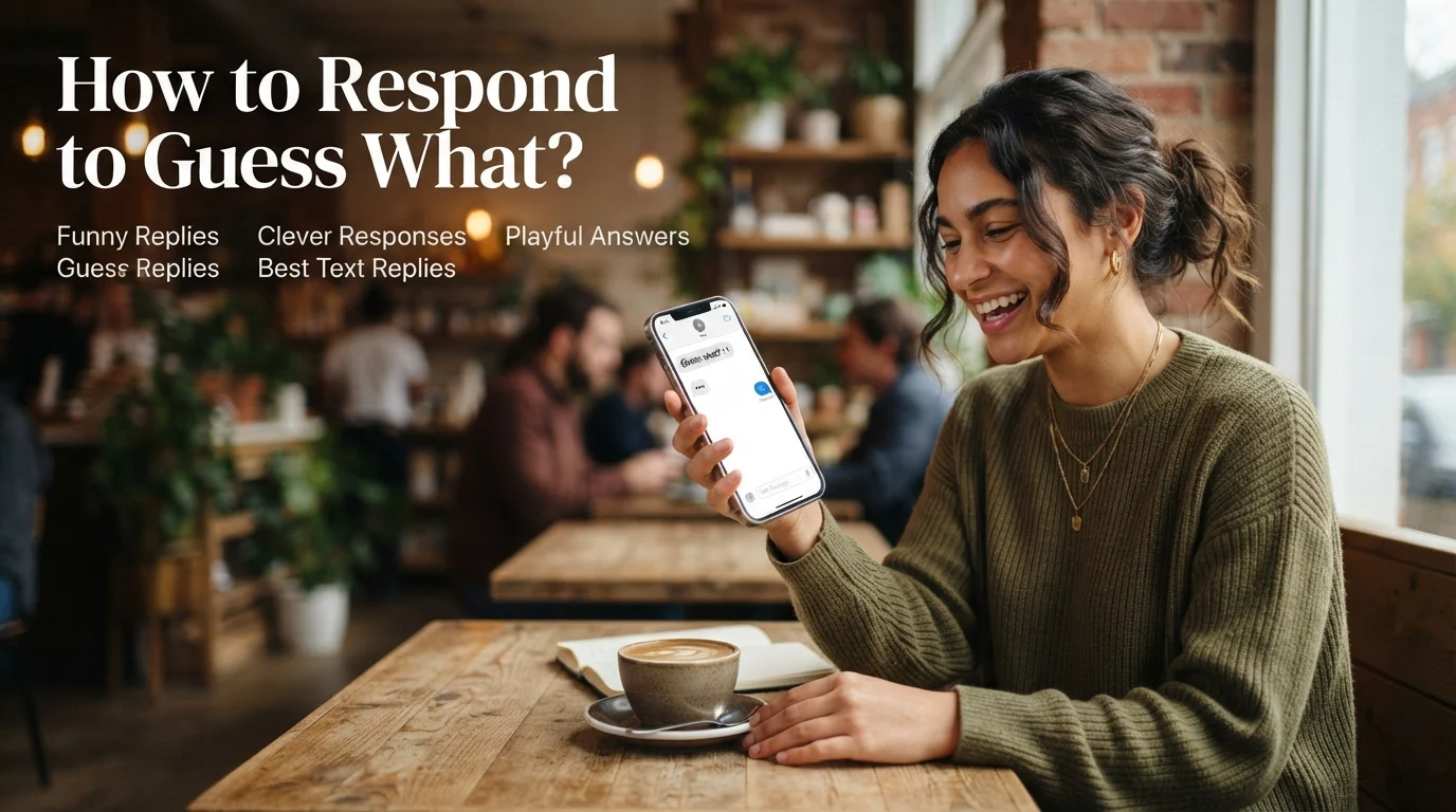 How to Respond to Guess What