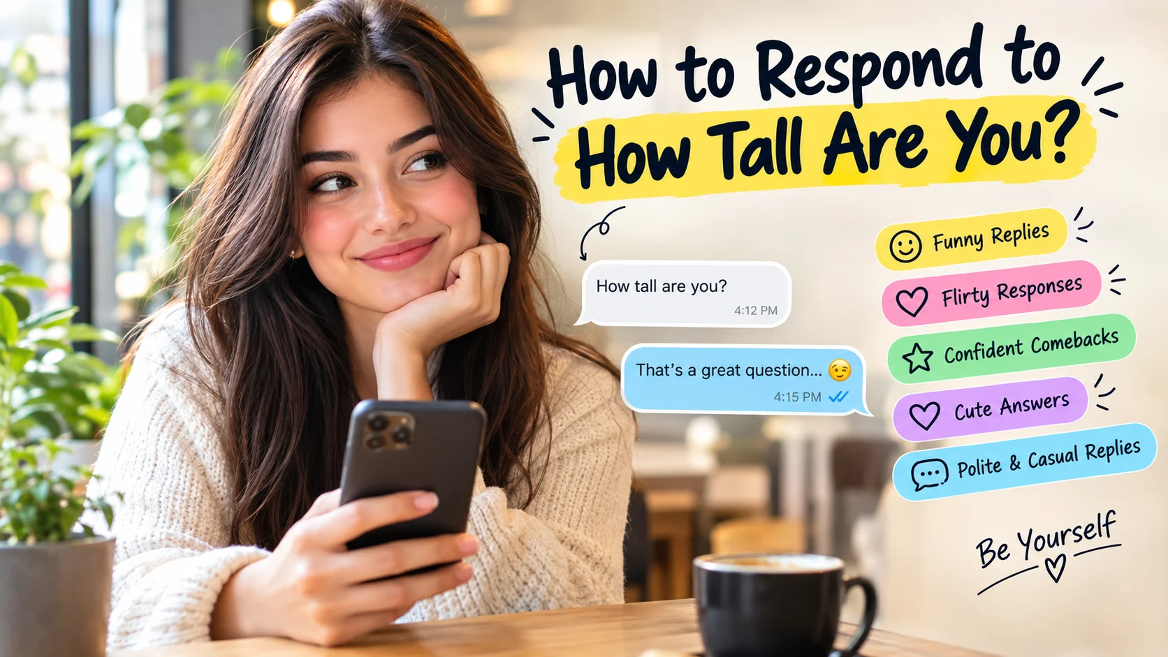 How to Respond to “How Tall Are You?”