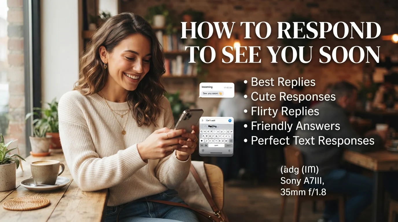 How to Respond to “See You Soon”