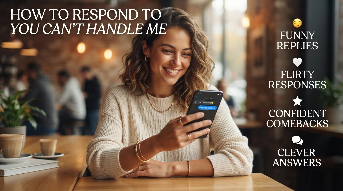 How to Respond to “You Can’t Handle Me”
