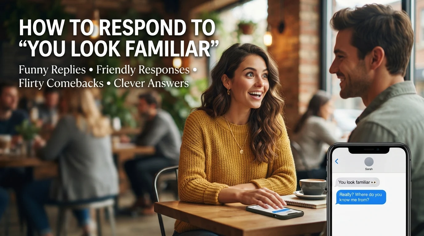 How to Respond to “You Look Familiar”