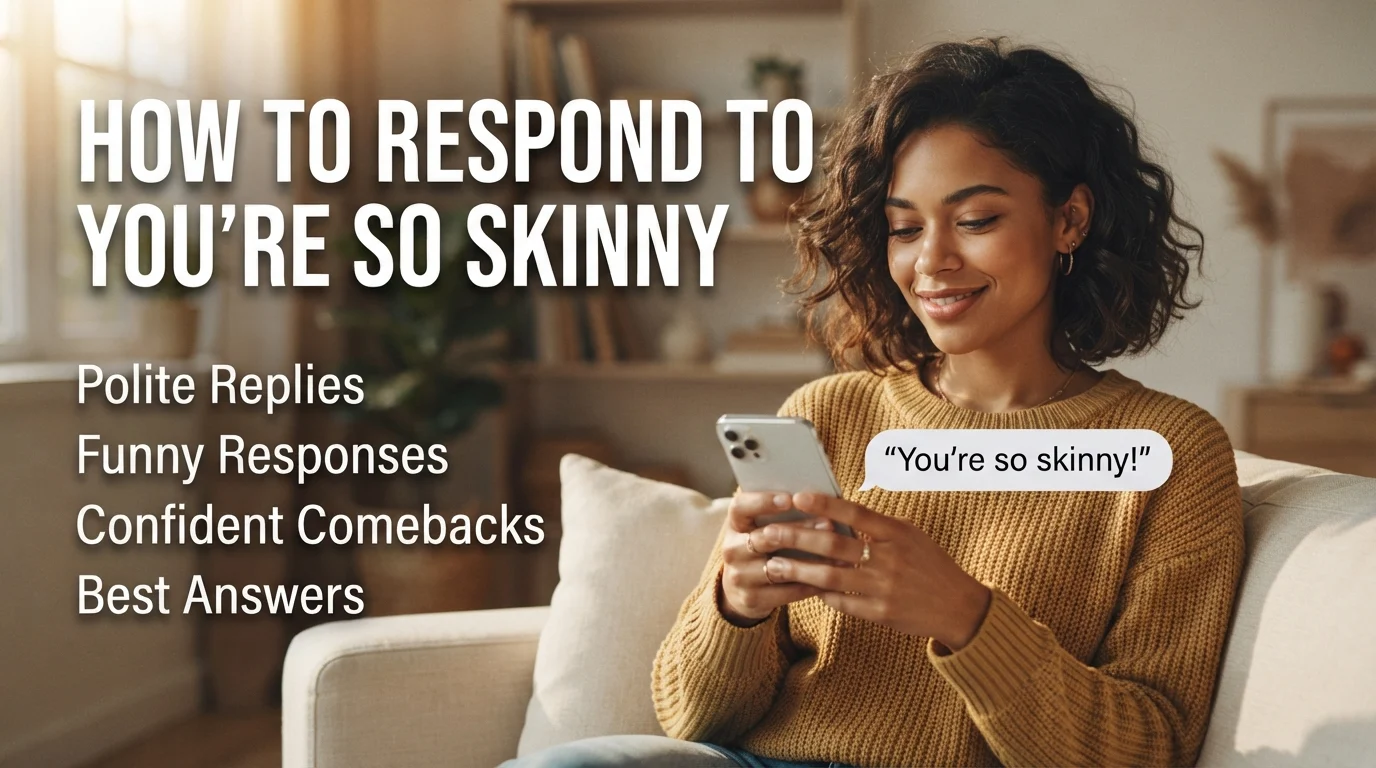 How to Respond to Youre So Skinny
