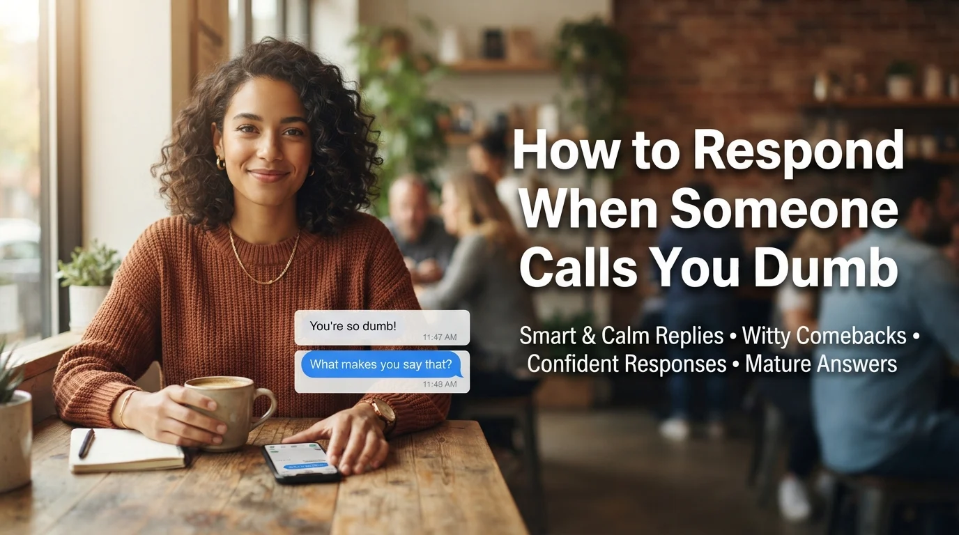 How to Respond When Someone Calls You foolish