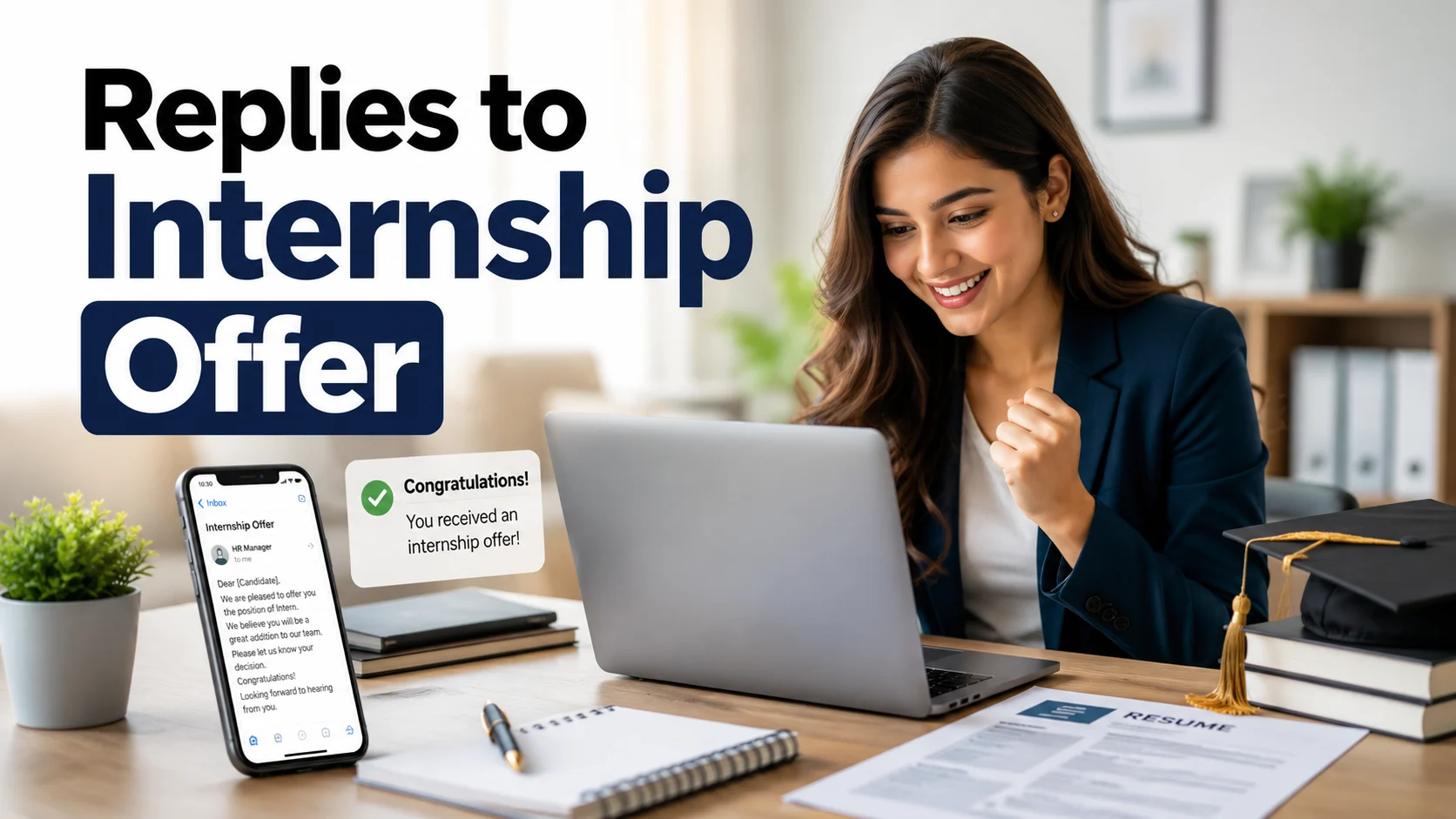 Replies to Internship Offer