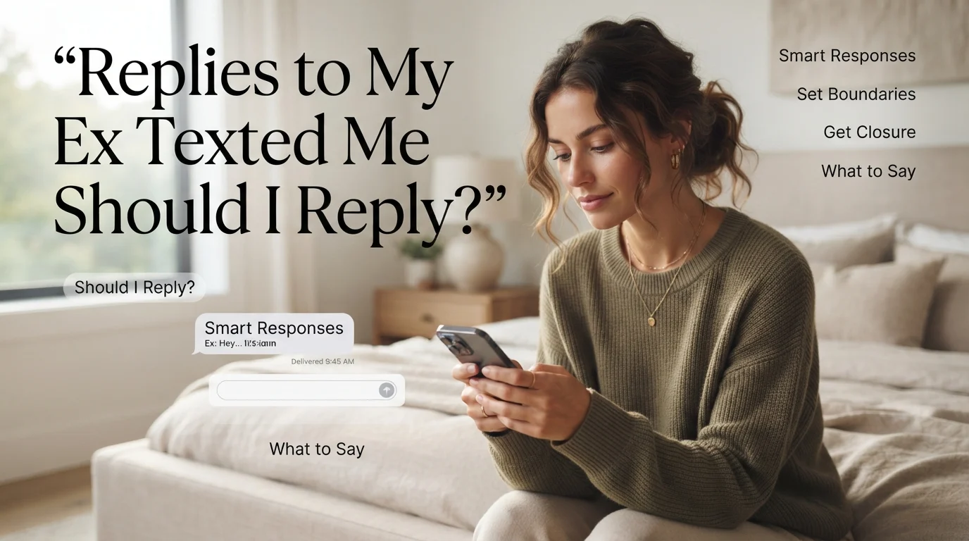 Replies to My Ex Texted Me Should I Reply