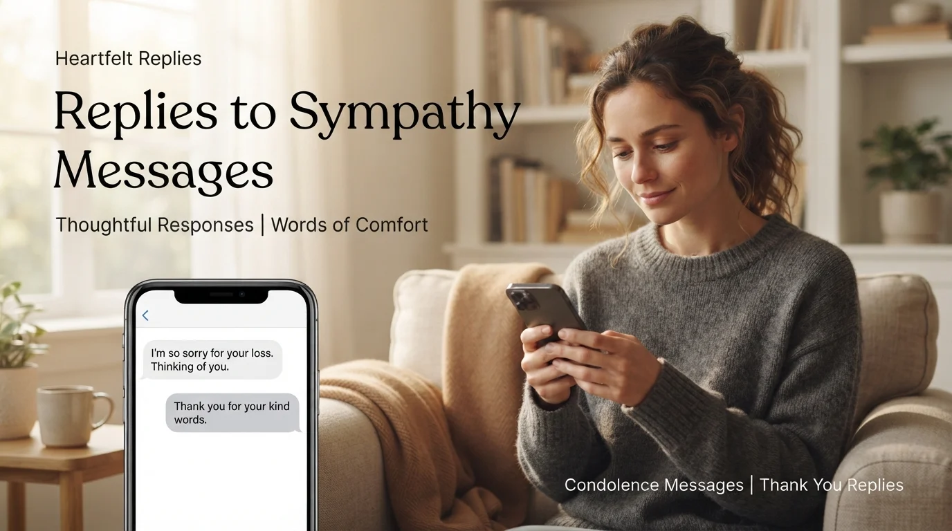 Replies to Sympathy Messages