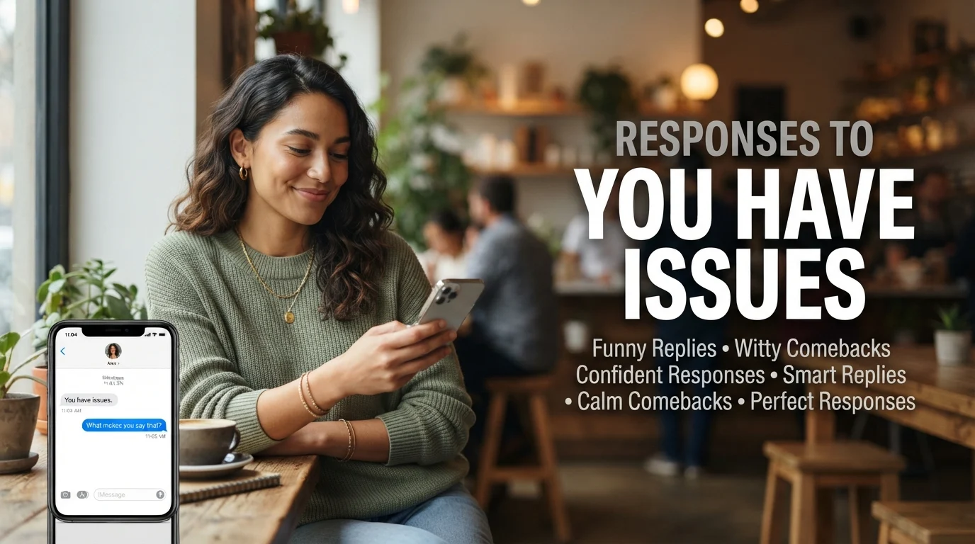 Responses to “You Have Issues”