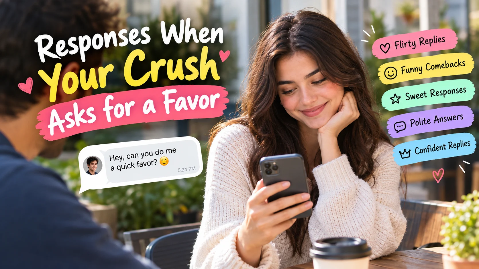 Responses When Your Crush Asks for a Favor