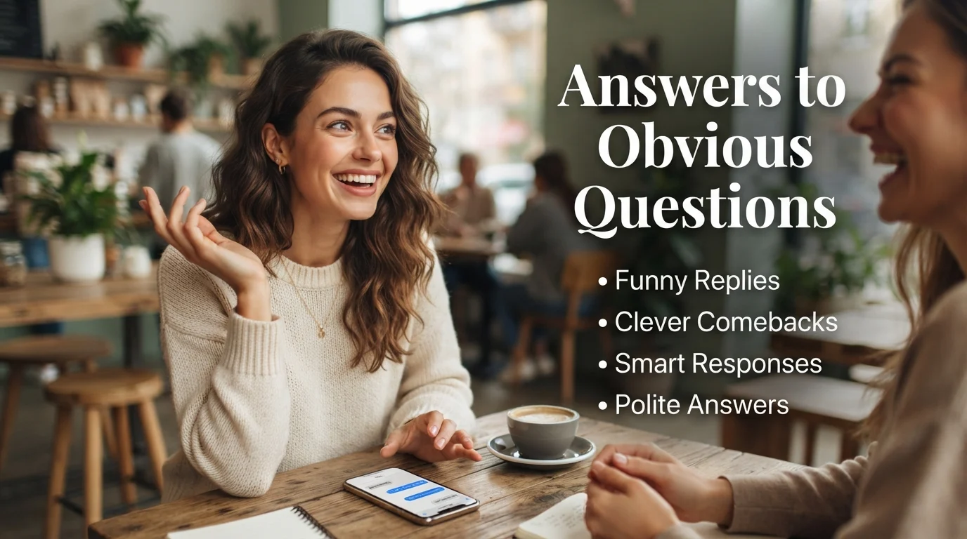 Answers to Obvious Questions