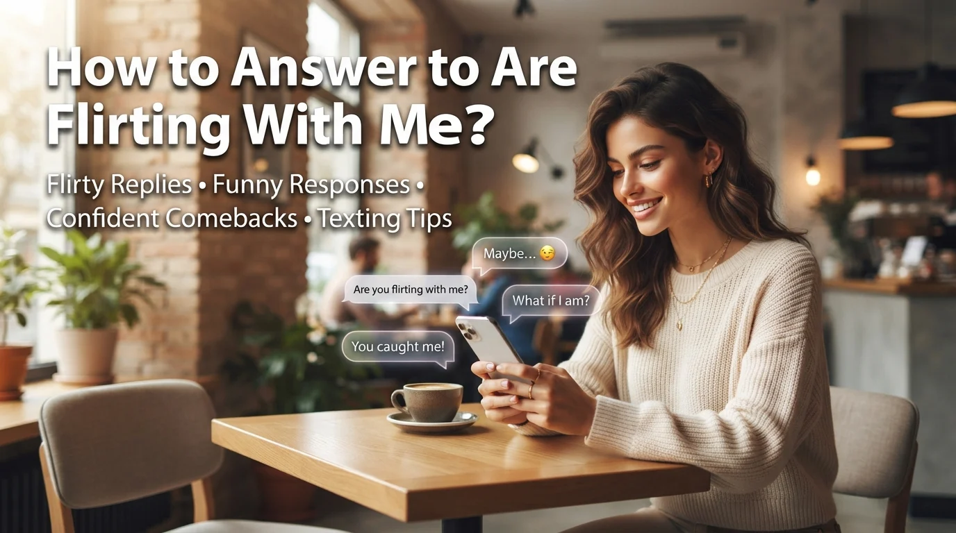 How to Answer “Are You Flirting With Me?”