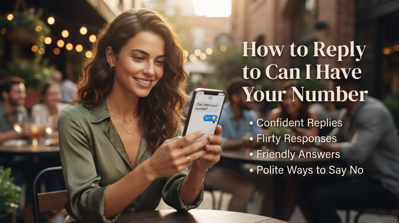 How to Reply to Can I Have Your Number