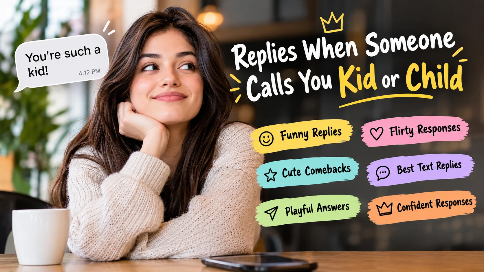 Replies When Someone Calls You Kid or Child